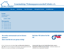 Tablet Screenshot of gwg-sebnitz.de